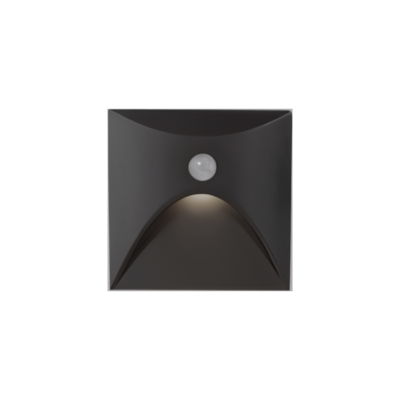 Sensor Wandlamp LED 3W Aluminium IP65 Bewegingsdetectie Buiten Binnen Verlichting | Sansoti
