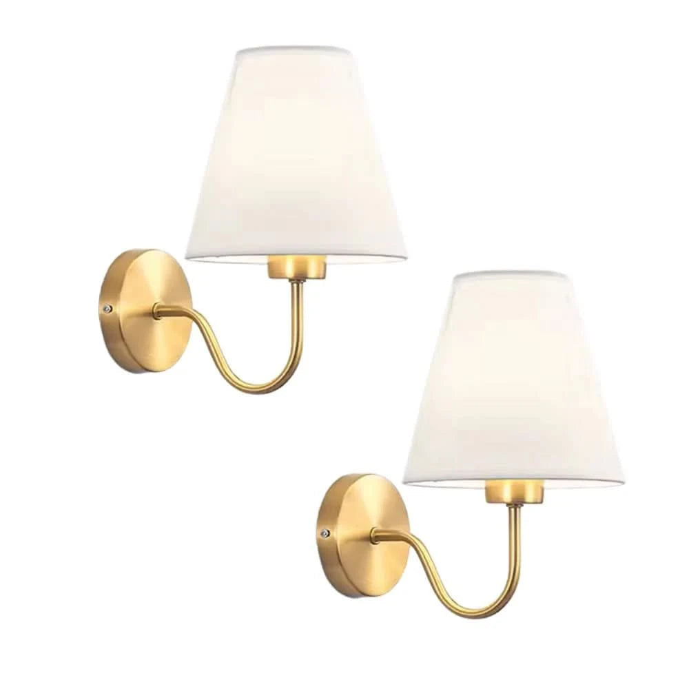 Oplaadbare LED Wandlamp met Afstandsbediening 5W Zwart Goud Accent voor Slaapkamer Hal Woonkamer Draadloze Verlichting | Sansoti