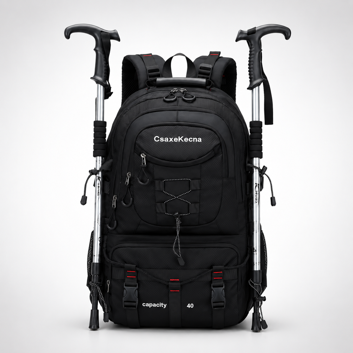 Trekkingtas 40 Liter met USB-Poort Ergonomisch Waterdicht voor Wandelen Bergtouren Outdoor Camping Reizen | Sansoti