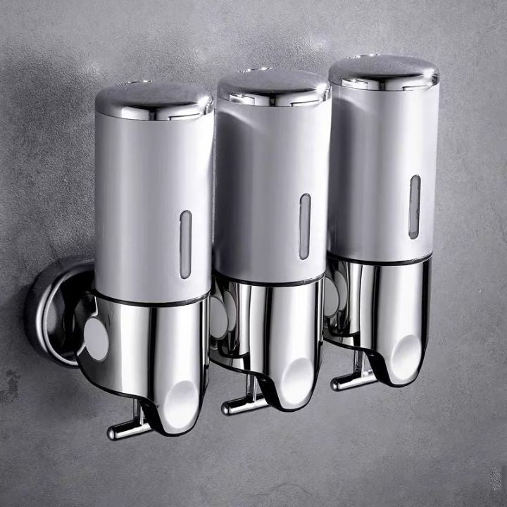 Wall-Mounted Soap Dispenser Stainless Steel Modern Design for Bathroom and Kitchen | Sansoti