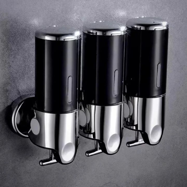 Wall-Mounted Soap Dispenser Stainless Steel Modern Design for Bathroom and Kitchen | Sansoti
