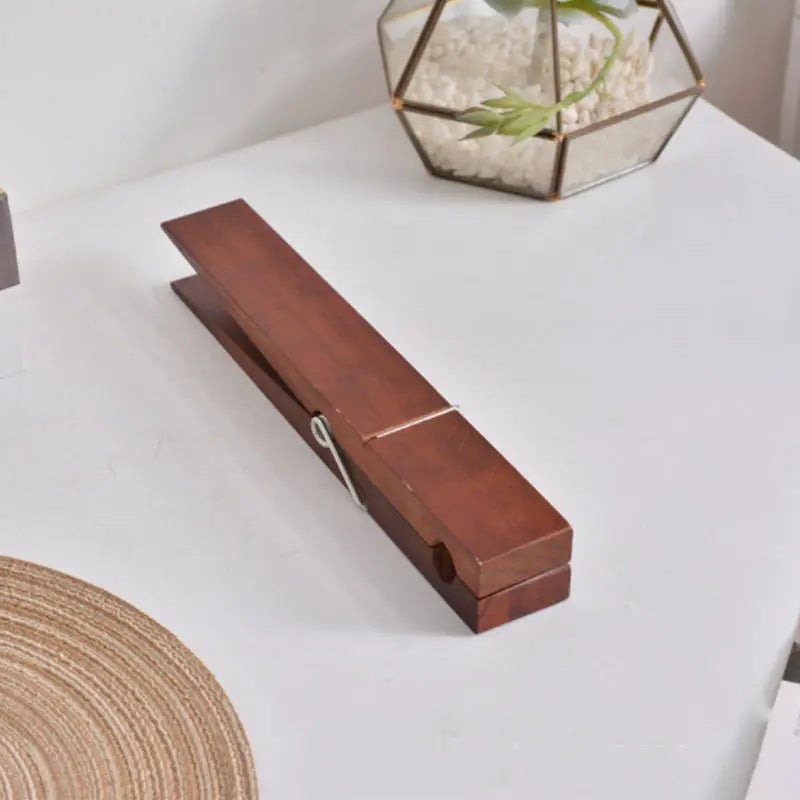 Wandhaak Knijper Hout Handdoekhouder Deur Natuurlijk Design Badkamer Kinderkamer | Sansoti