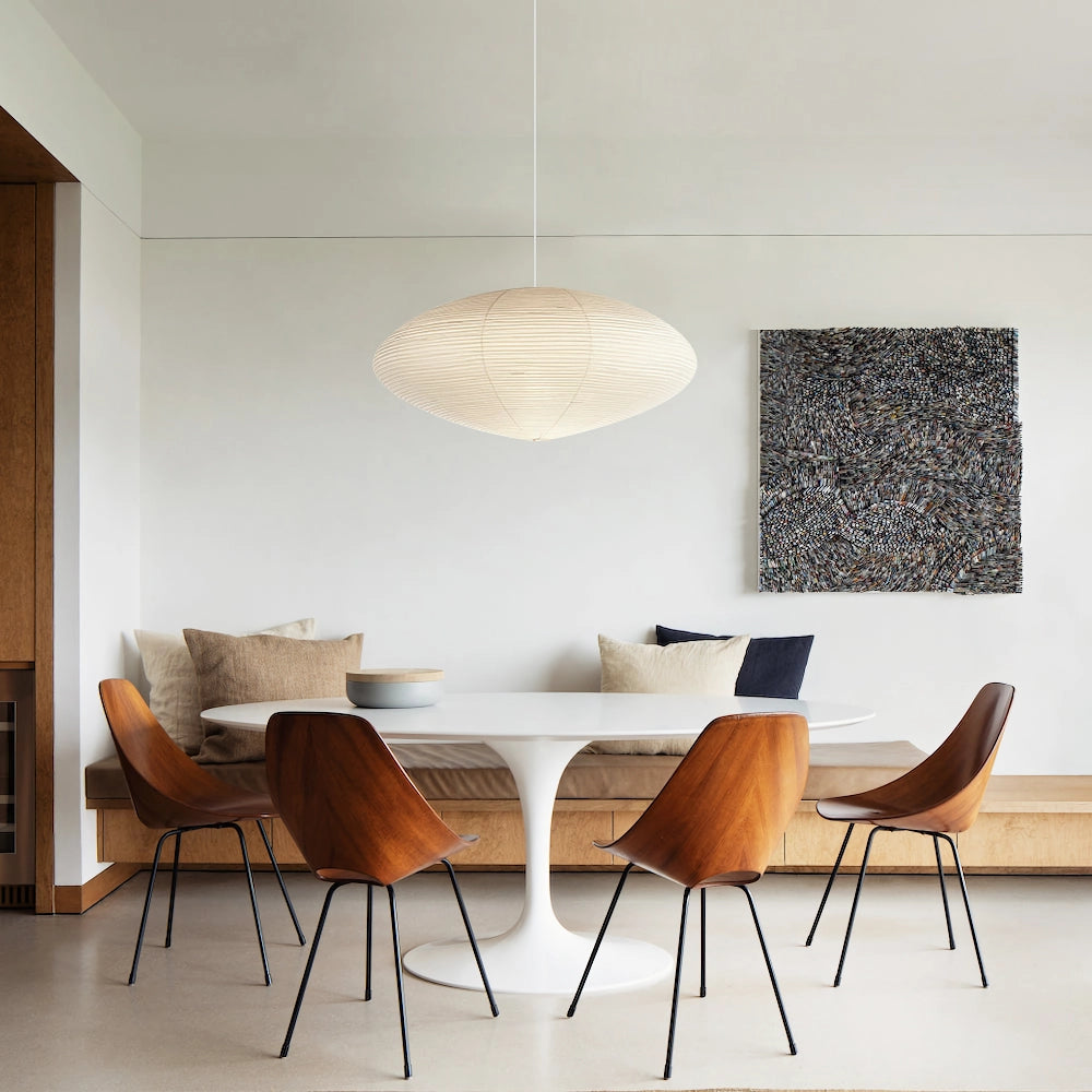 Handgemaakte Washi Papieren Hanglamp – Japans Design met E26/E27 Fitting – Zachte Verlichting voor Woonkamer, Slaapkamer & Eetkamer – Met Montagehaakjes | Sansoti