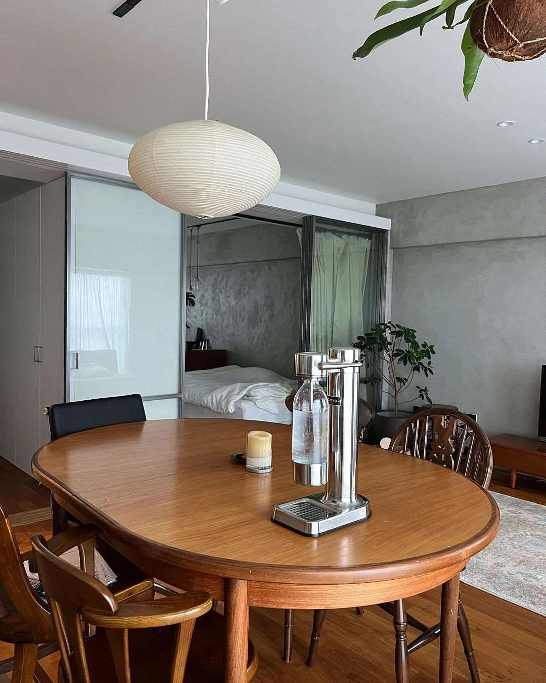 Handgemaakte Washi Papieren Hanglamp – Japans Design met E26/E27 Fitting – Zachte Verlichting voor Woonkamer, Slaapkamer & Eetkamer – Met Montagehaakjes | Sansoti
