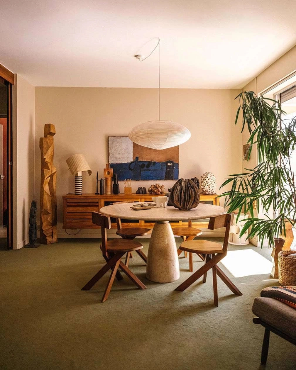 Handgemaakte Washi Papieren Hanglamp – Japans Design met E26/E27 Fitting – Zachte Verlichting voor Woonkamer, Slaapkamer & Eetkamer – Met Montagehaakjes | Sansoti