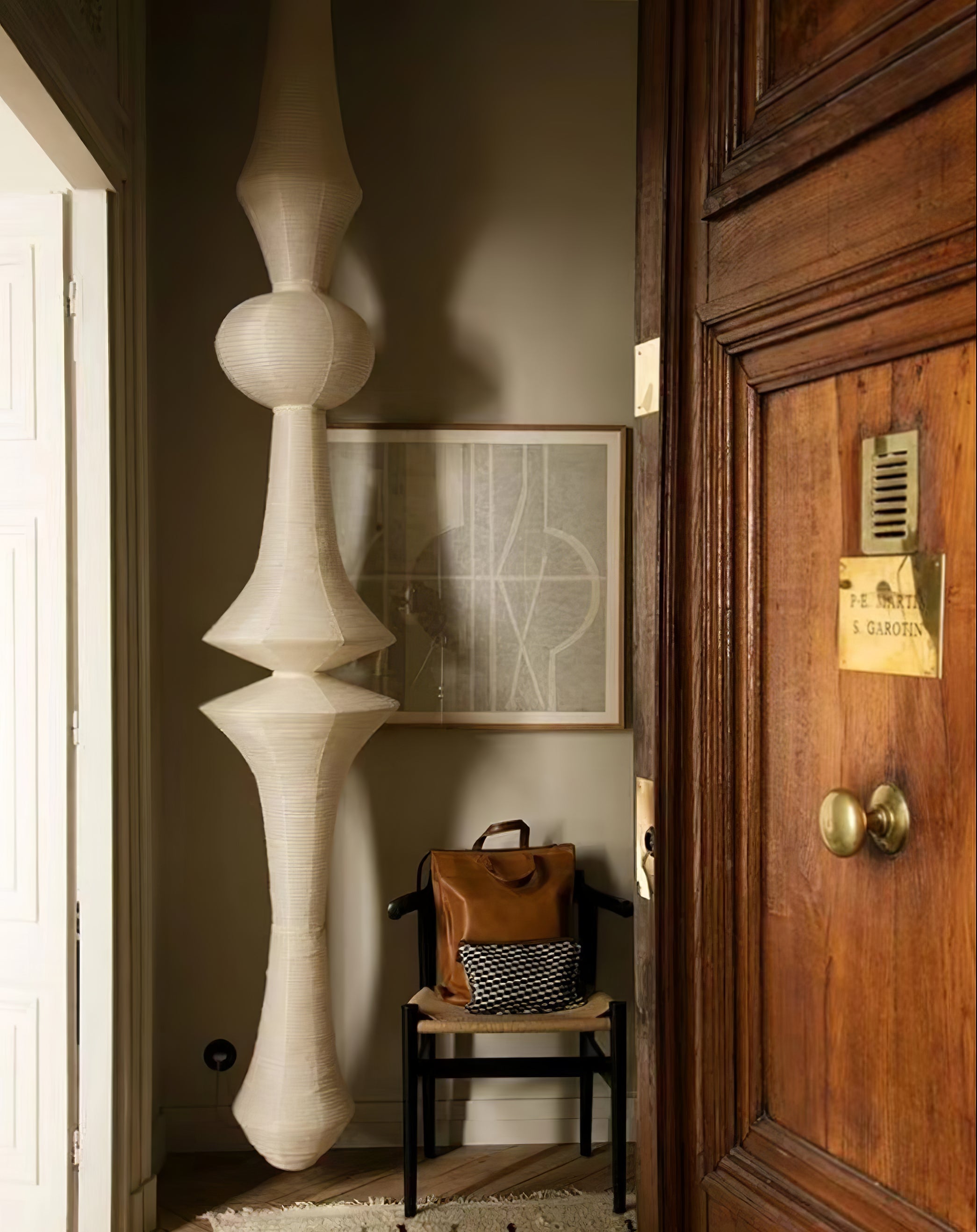 Japanse Hangende Papieren Lamp Zeven Formaten E26/E27 ø33-ø43cm 150-460cm Hoogte Mulberry Washi Moerasschors Translucide Kap Met Handgemaakt Karakter | Sansoti