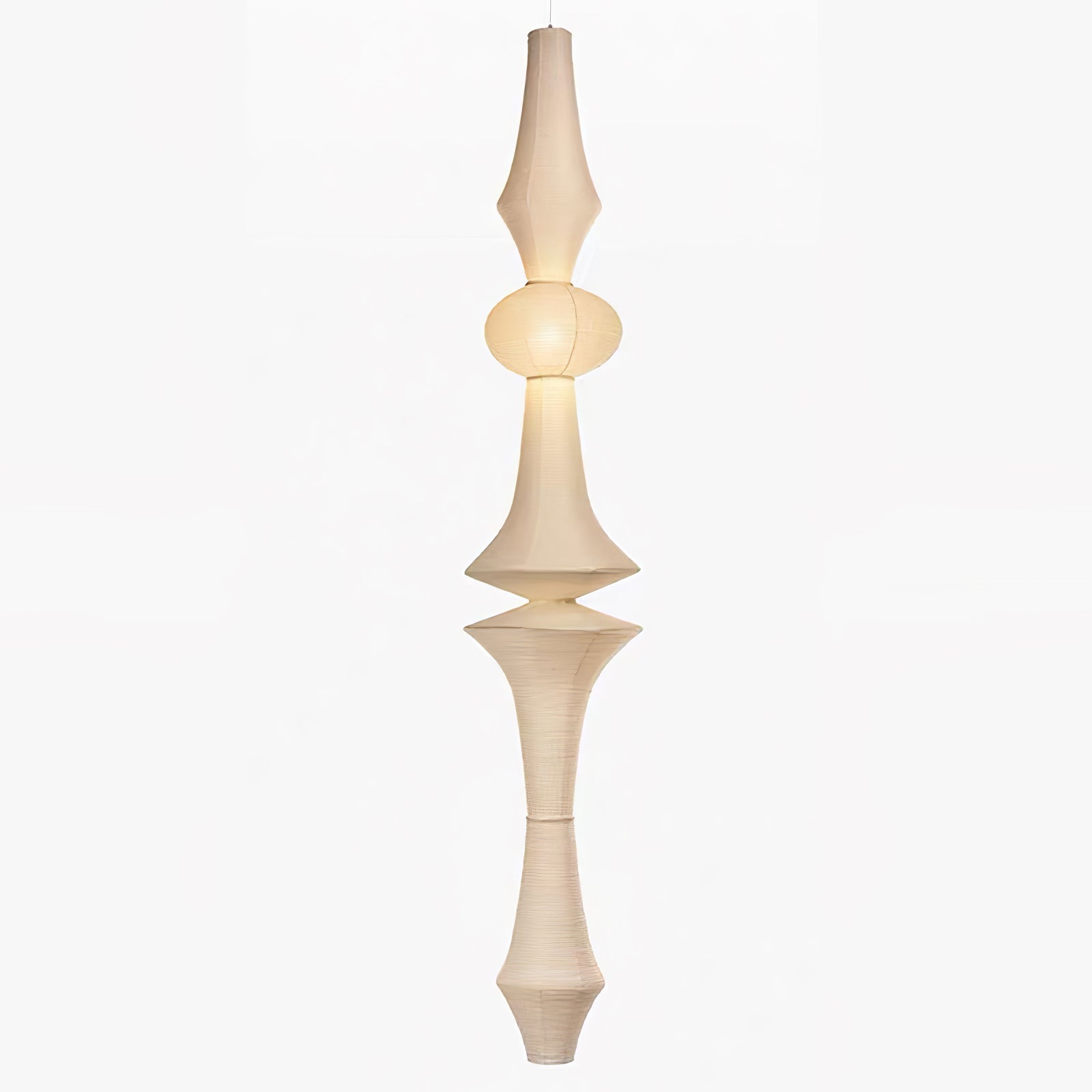 Japanse Hangende Papieren Lamp Zeven Formaten E26/E27 ø33-ø43cm 150-460cm Hoogte Mulberry Washi Moerasschors Translucide Kap Met Handgemaakt Karakter | Sansoti