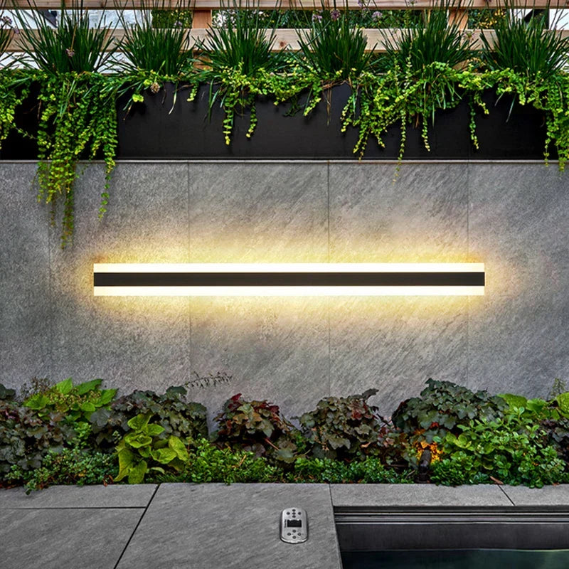 Weerbestendige LED Wandlamp IP65 Waterdicht Zwart IJzer voor Buiten Tuin Terras Gevel Buitenverlichting | Sansoti