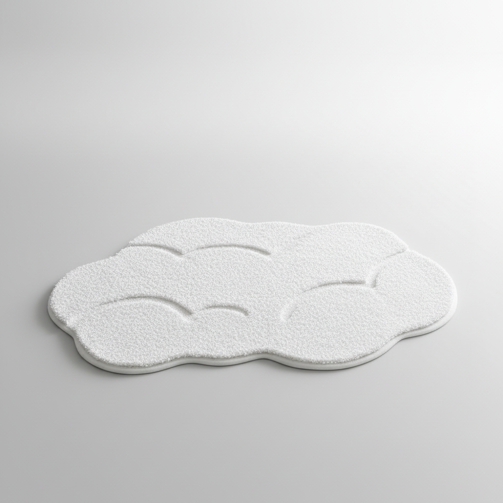 Badmat Antislip Zacht Pluche Landschap Design 40x60 50x80 cm Scandinavisch Vloerkleed Douchemat Badkamer | Sansoti