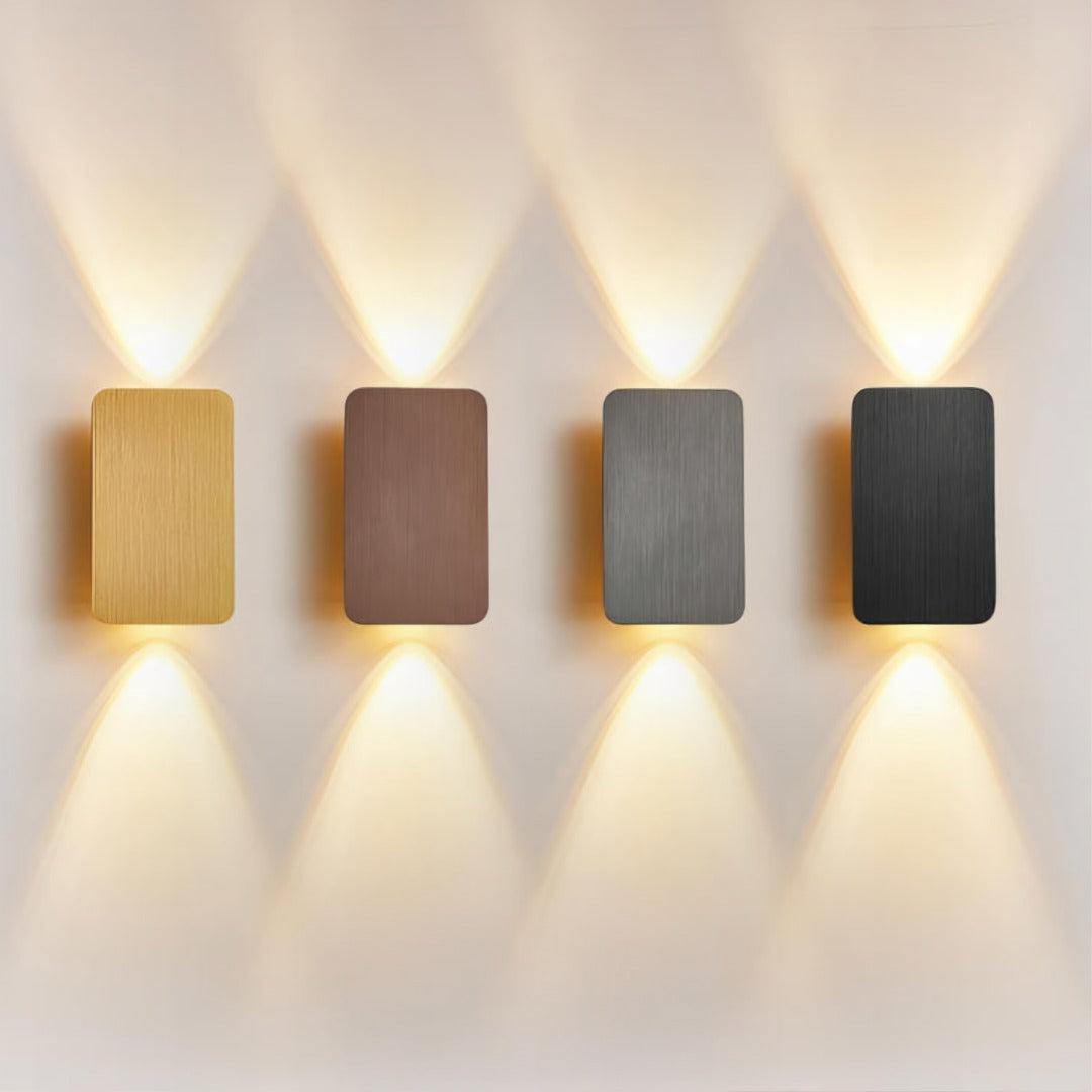 Wandlamp LED Houtlook Sfeerlicht Modern Design Slaapkamer Hal Woonkamer Accentverlichting Warm Licht | Sansoti
