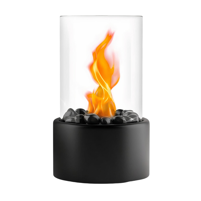 Olielamp met Veilige Vlam Zwart 27×16 cm – Klassiek Design Sfeervolle Avonden Tuinverlichting Terras | Sansoti