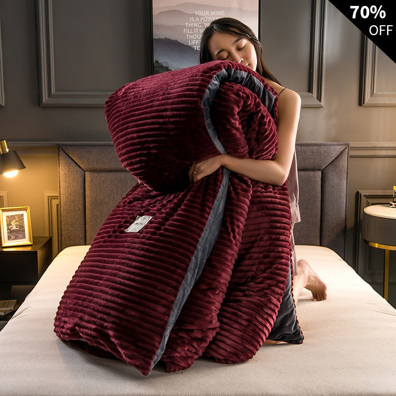 Fleece Kussensloop Set Dubbelzijdig Zacht Warmte Slaapcomfort Wolkengevoel 60x70 cm Winter Pluche Hoofdkussen | Sansoti