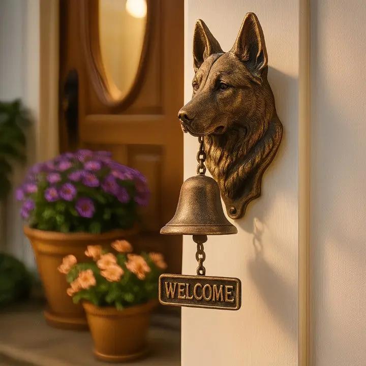 Deurbel met Hond – Gietijzeren Vintage Belletje voor Gastvrij Welkom | Sansoti
