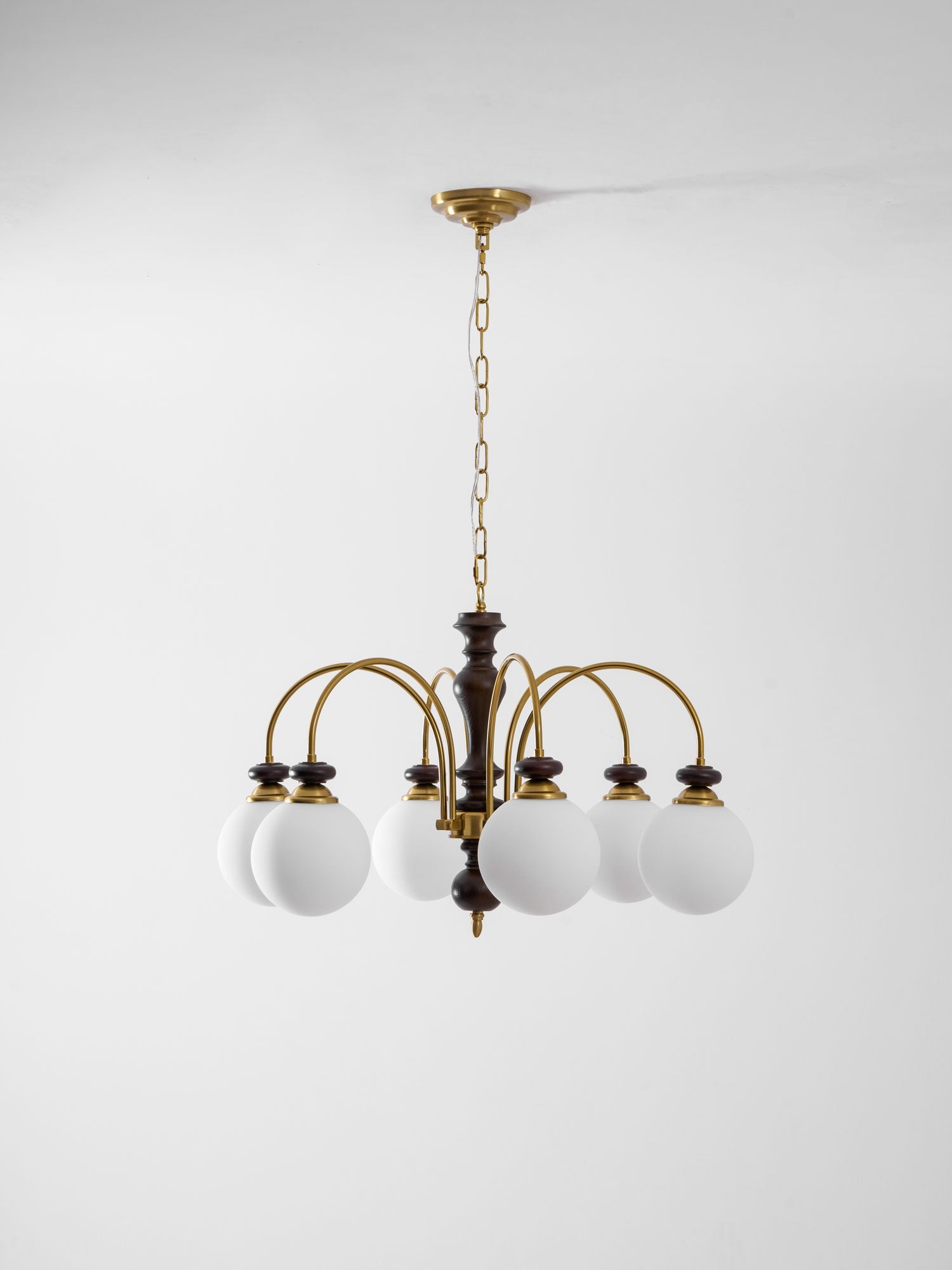 Suspension Industrielle 8 Bras Couleur Noyer Or Salon Salle à Manger Lampe Araignée Vintage Suspension Plafonnier Réglable | Restfield