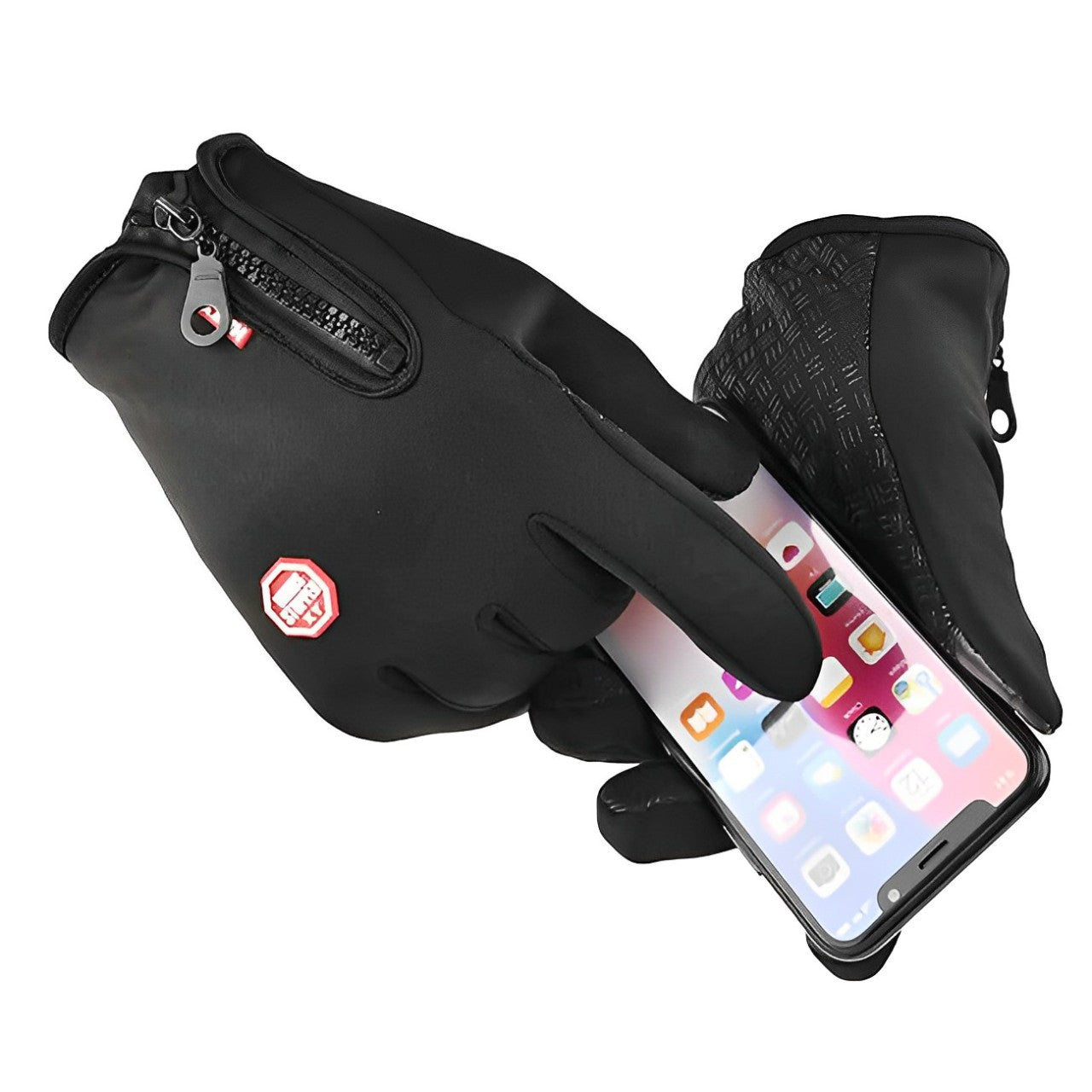 Verwarmde Handschoenen met 3 Warmtestanden Touchscreen Functie Waterdicht Winter Fietshandschoenen Unisex | Sansoti