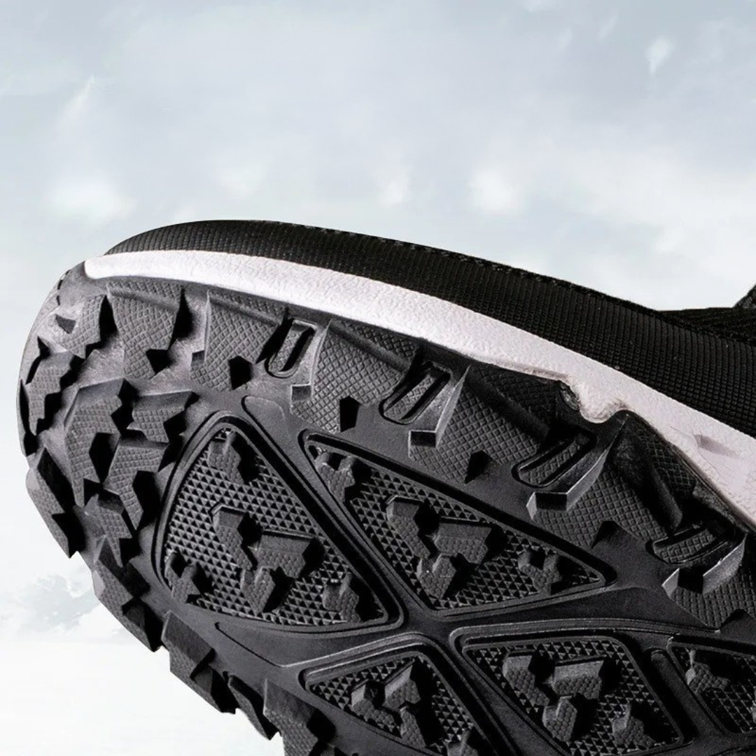 Waterdichte Dameslaarzen Warm Gevoerd Plush Winter Snowboots Antislip Zool Enkellaars Ritssluiting Winterschoenen | Sansoti