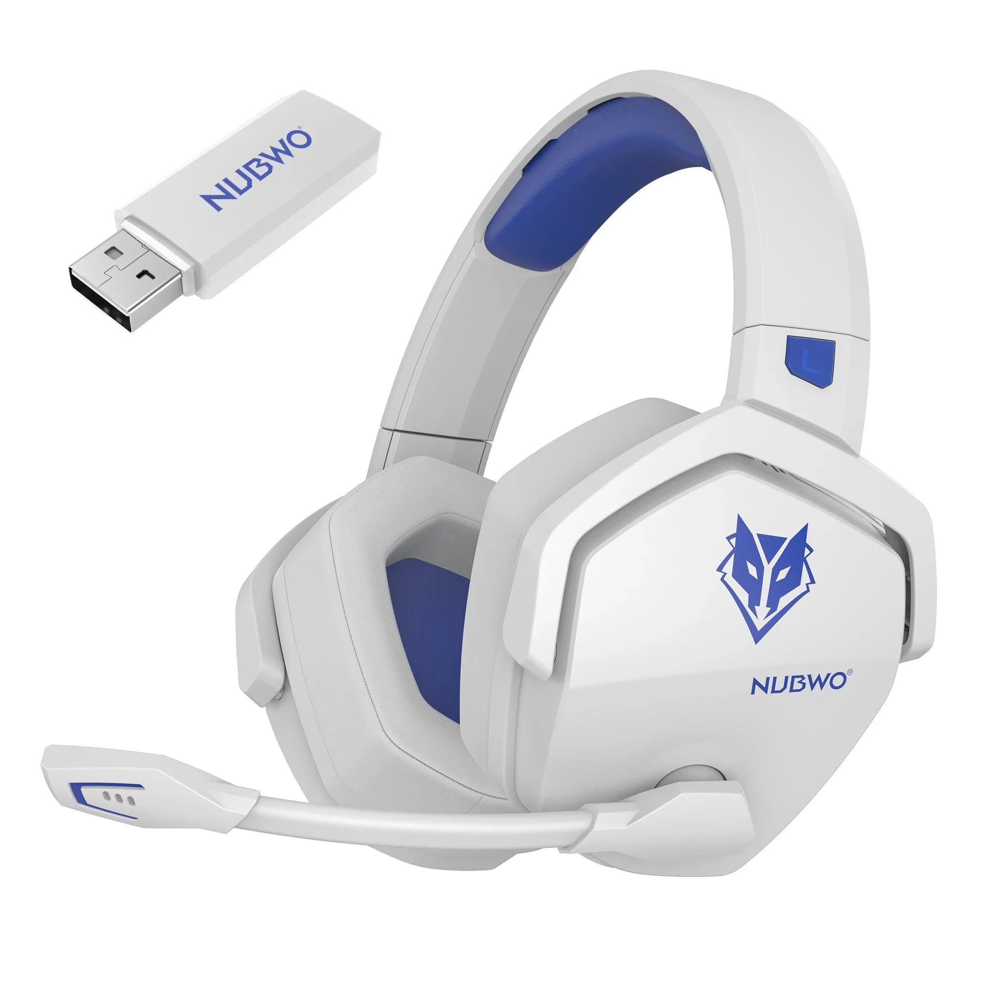 Draadloze Gaming Headset 40mm Driver Ruisonderdrukking 100 Uur Accuduur Comfortabel Over-Ear Design PC Console | Sansoti