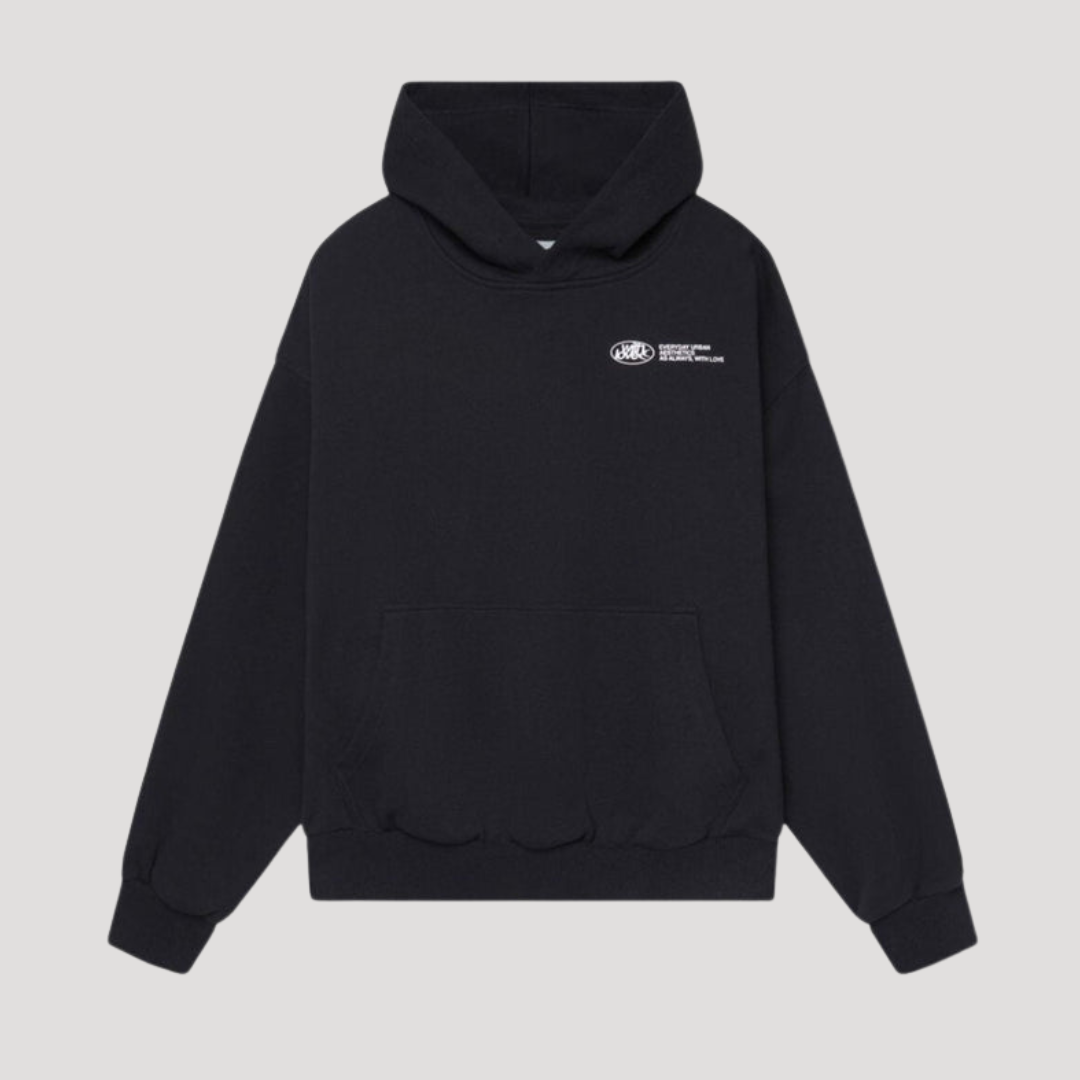 Women's Oversized Hoodie with Bold Print and Kangaroo Pocket - Stylish Casual Sweater for Autumn and Winter | Sansoti