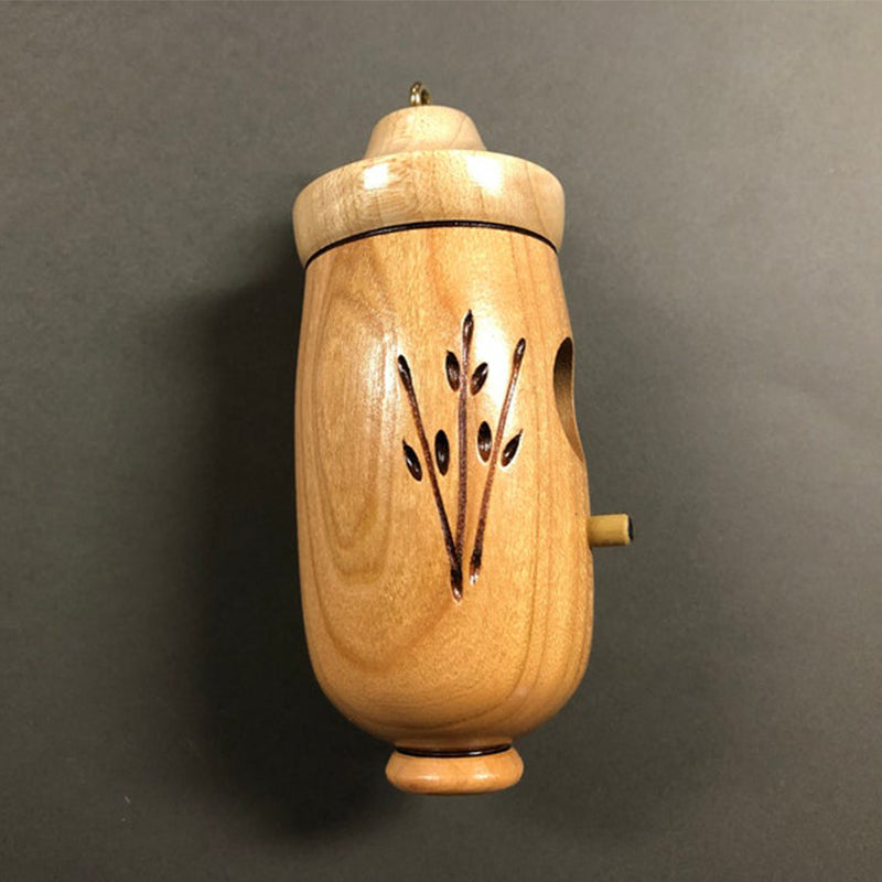 Houten Kolibrihuisje Natuurlijk Nestkastje voor Tuin en Balkon met Handgesneden Details Decoratief Vogelhuisje | Sansoti