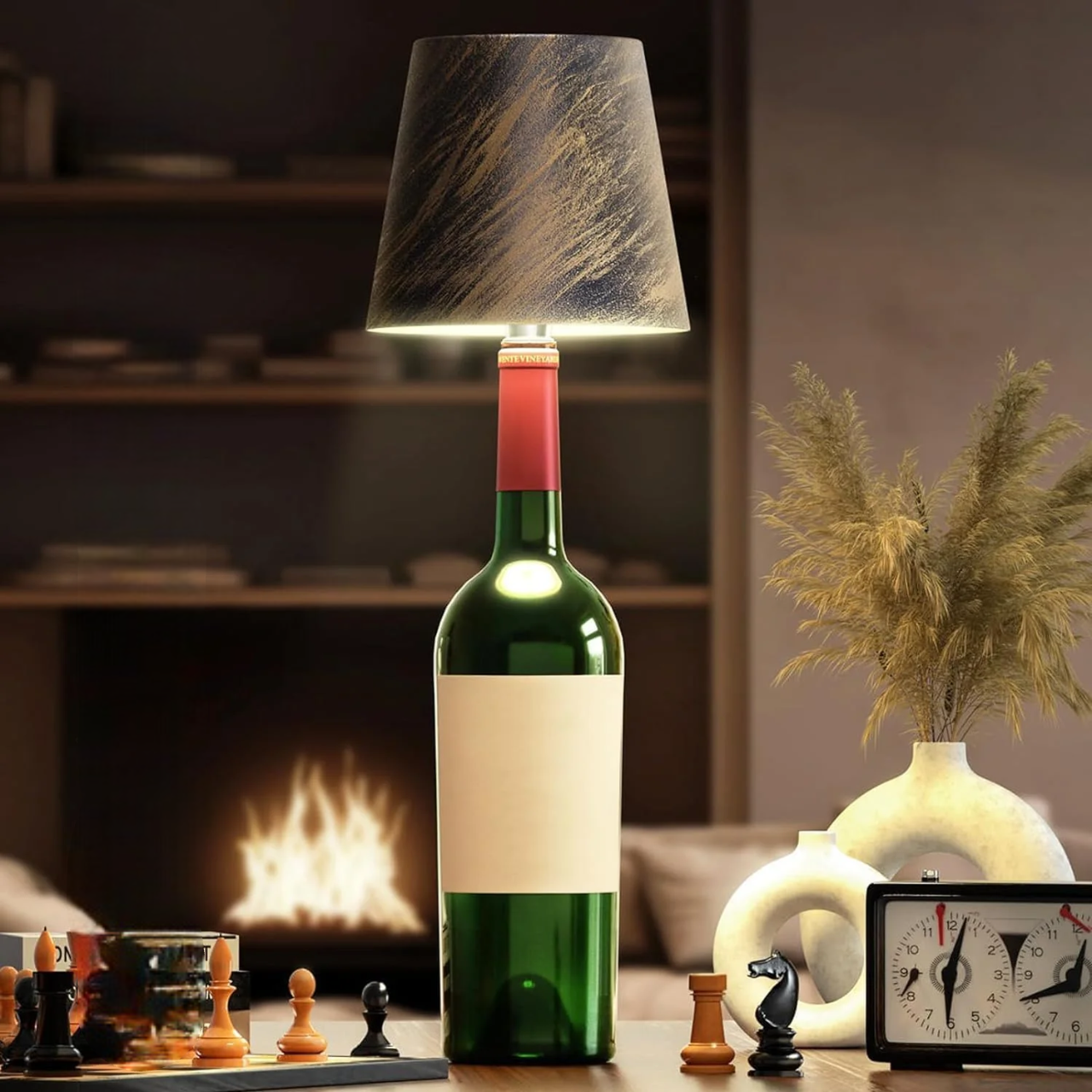 Draadloze Tafellamp met Touch Bediening Dimbaar USB Oplaadbaar Sfeerverlichting Nachtlampje voor Binnen en Buiten | Sansoti