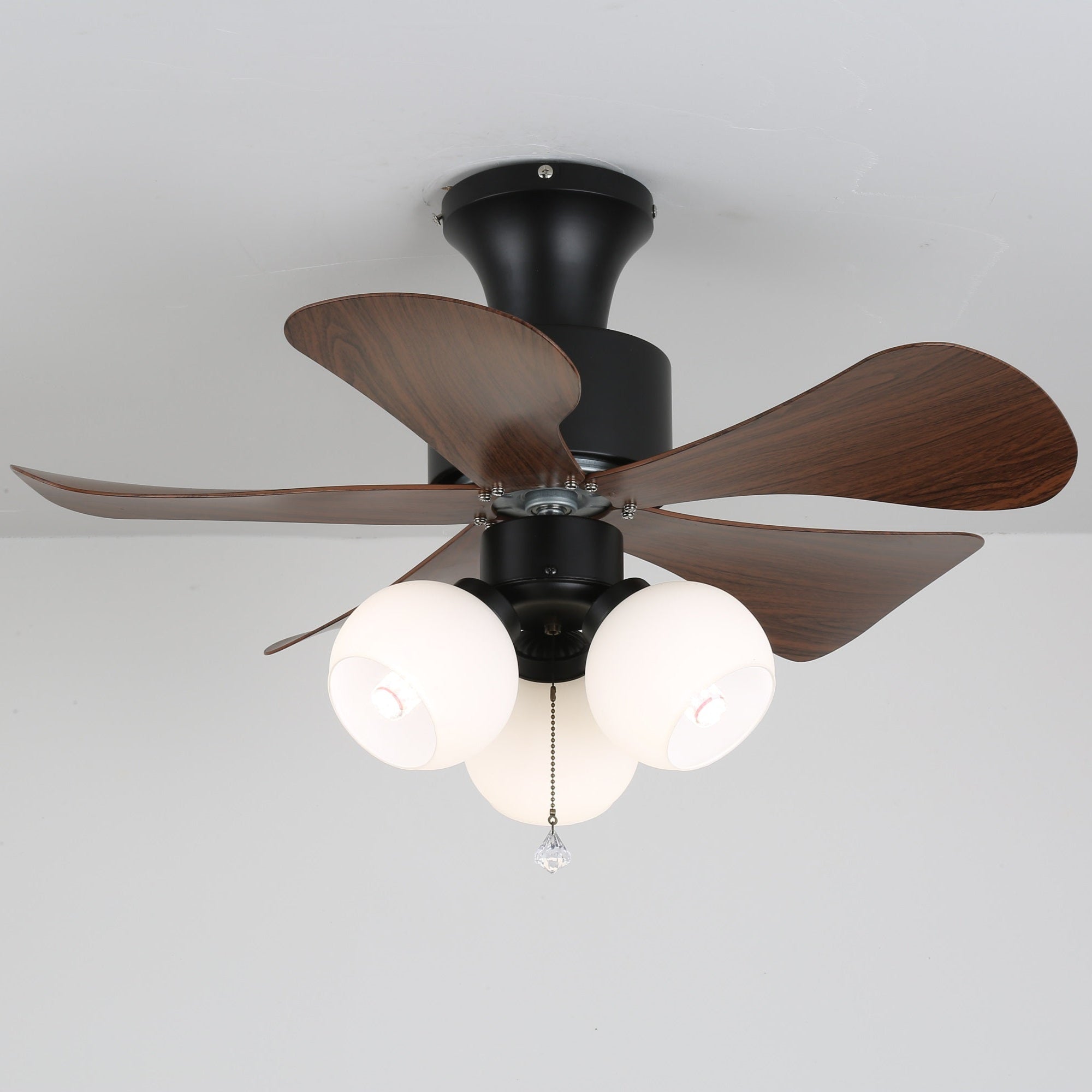 Lunara Vintage Plafondventilator Ø80cm met Verlichting en Afstandsbediening | Sansoti