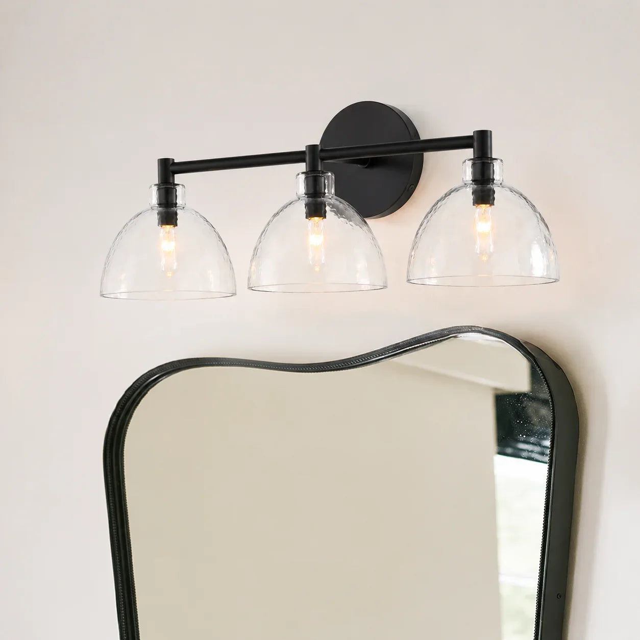 Wandlamp Gerecycled Glas Antique Brass – Minimalistische Wandverlichting voor Badkamer, Gang, Hal & Slaapkamer | Sansoti
