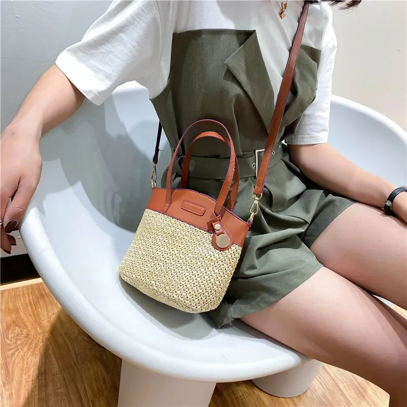 Gevlochten Schoudertas Dames Handgemaakt Leer Crossbody Stijlvol Modern Design Dagelijks Gebruik Elegante Tas | Sansoti