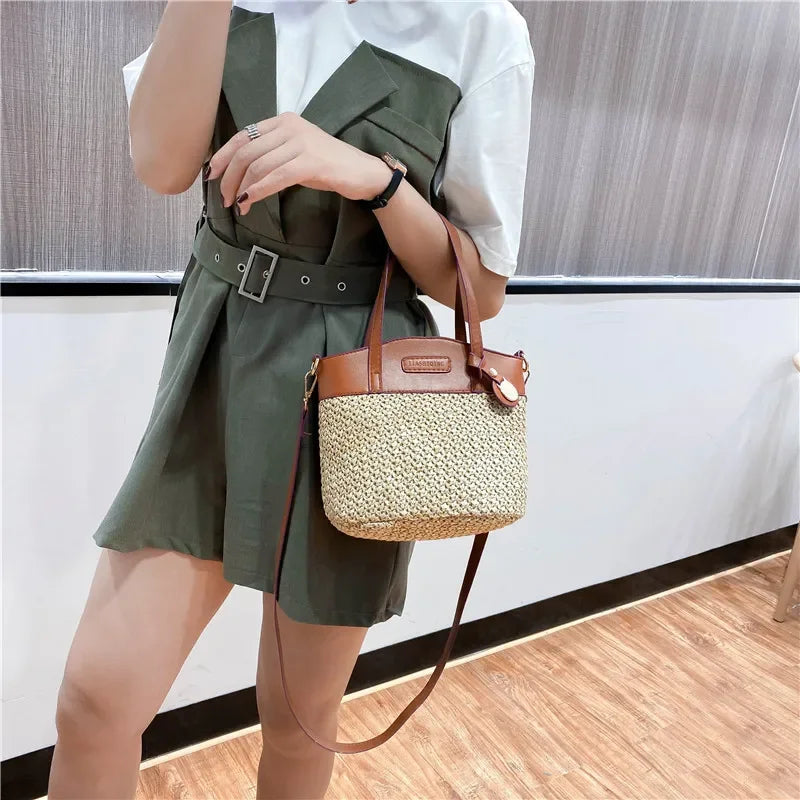 Gevlochten Schoudertas Dames Handgemaakt Leer Crossbody Stijlvol Modern Design Dagelijks Gebruik Elegante Tas | Sansoti