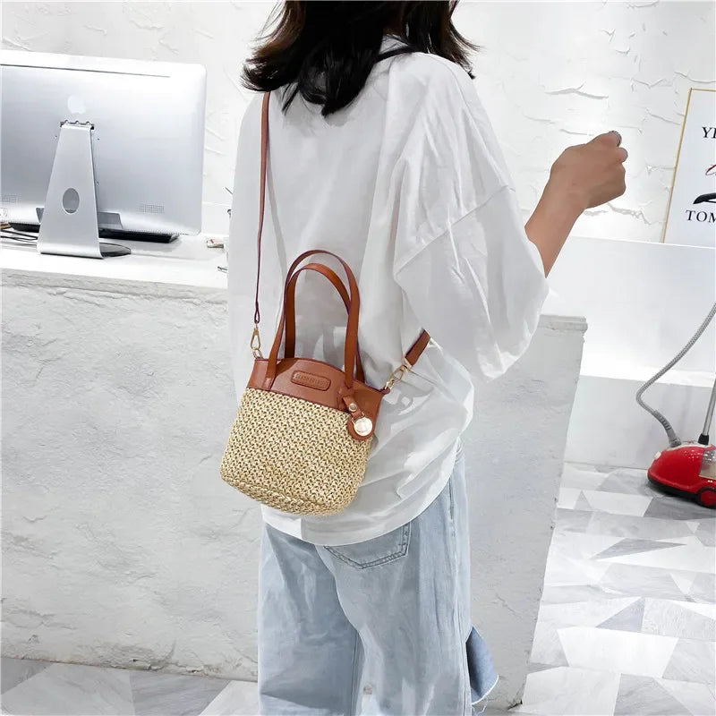 Gevlochten Schoudertas Dames Handgemaakt Leer Crossbody Stijlvol Modern Design Dagelijks Gebruik Elegante Tas | Sansoti