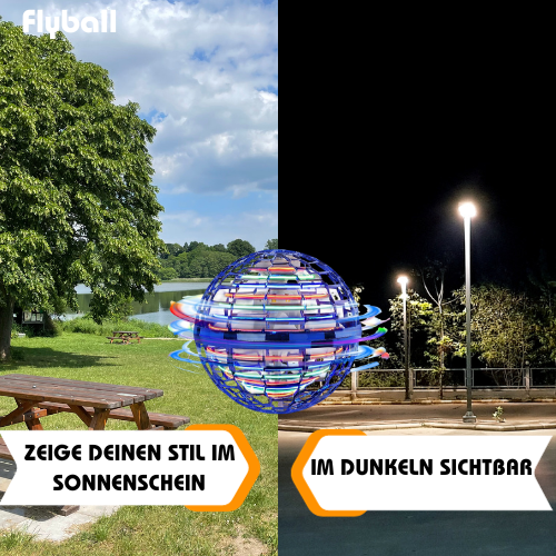 Vliegende Bumerangbal met LED-verlichting voor binnen en buiten | Interactief zweefbal speelgoed voor kinderen en volwassenen | Sansoti