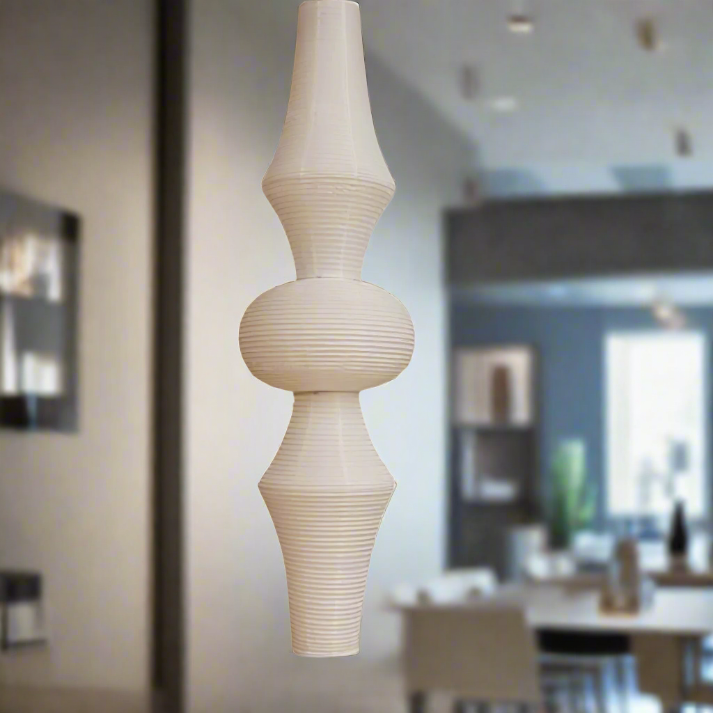 Hanglamp Japans Papier E27 LED Washi Plafondverlichting Beige Wit Sfeerverlichting Woonkamer Slaapkamer | Sansoti