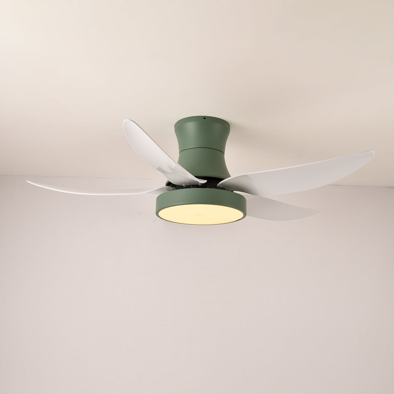 Plafondventilator met Verlichting 132cm Modern Zwart Metaal Kunststof LED 24W Verstelbaar 6 Snelheden | Sansoti