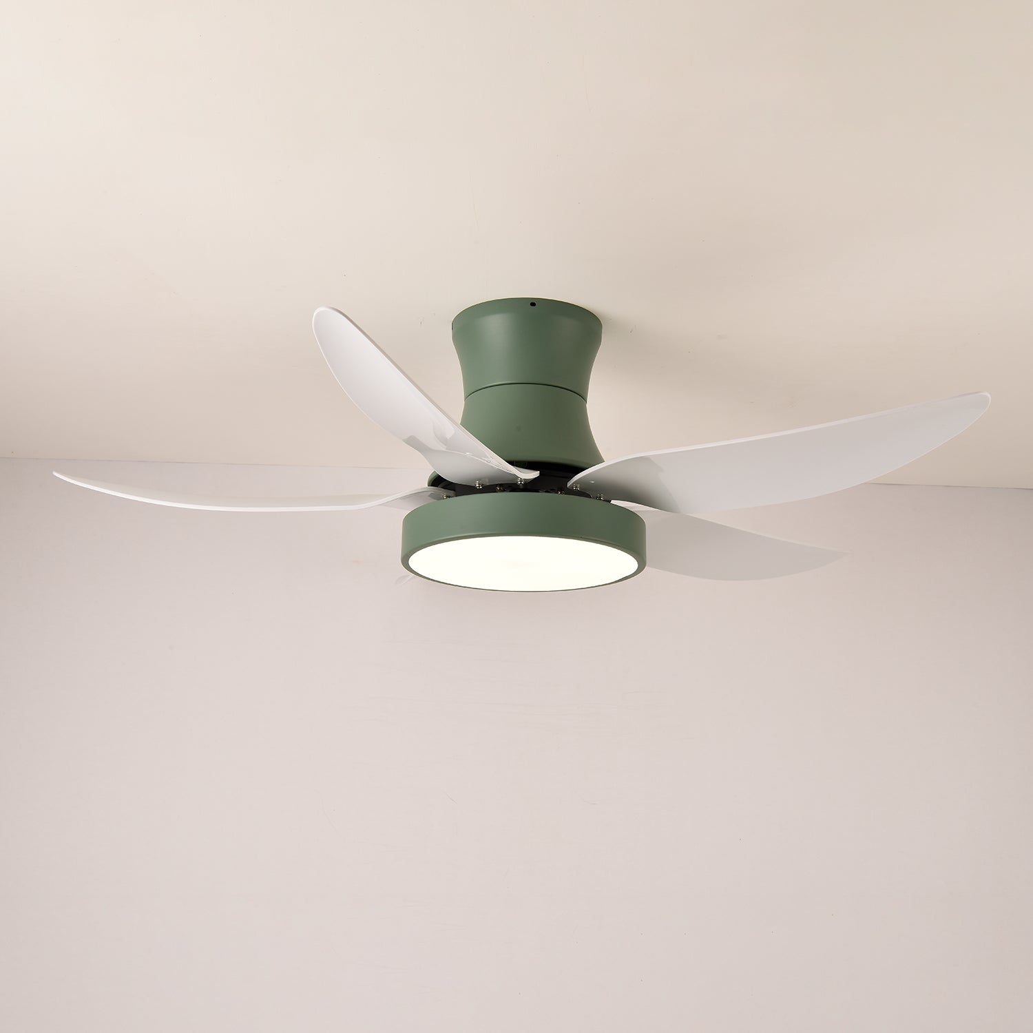 Plafondventilator met Verlichting 132cm Modern Zwart Metaal Kunststof LED 24W Verstelbaar 6 Snelheden | Sansoti