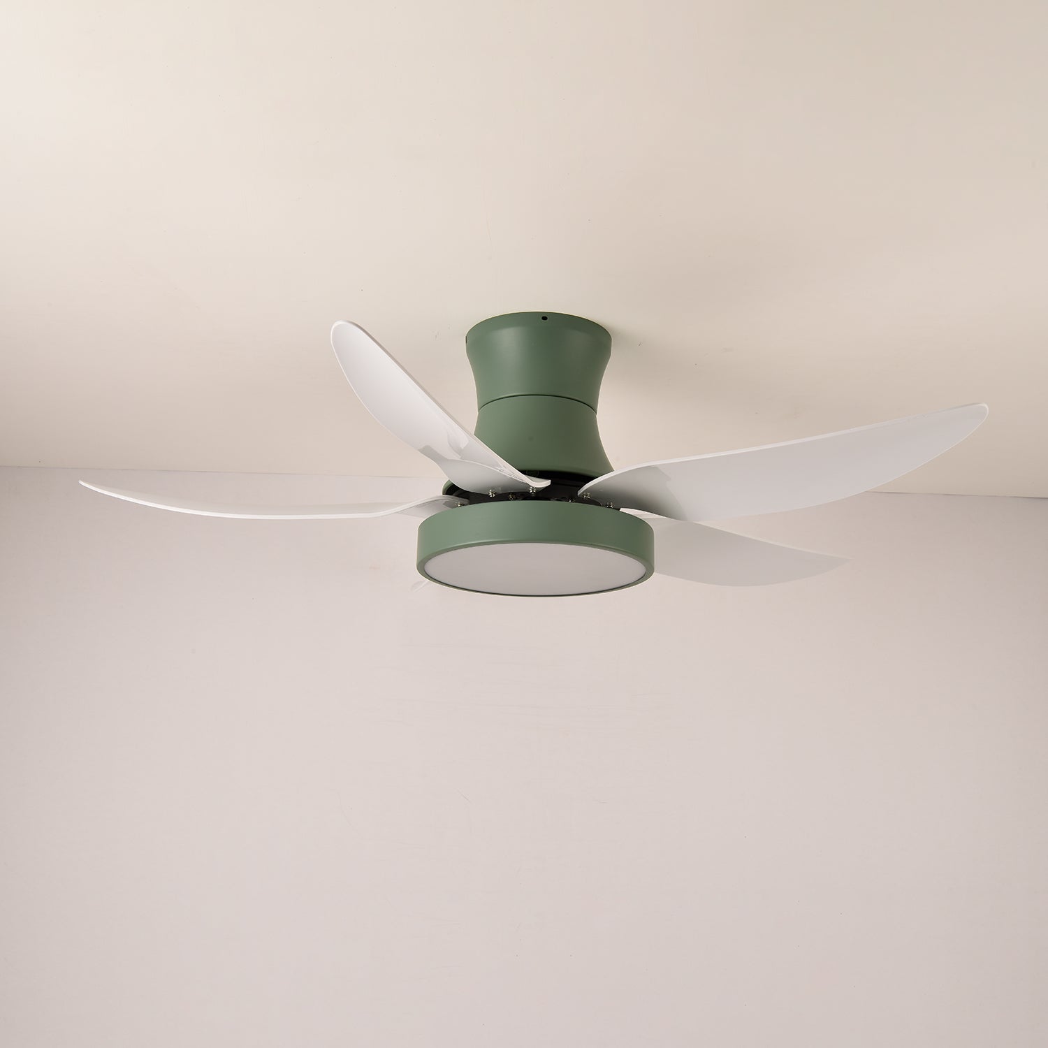 Plafondventilator met Verlichting 132cm Modern Zwart Metaal Kunststof LED 24W Verstelbaar 6 Snelheden | Sansoti