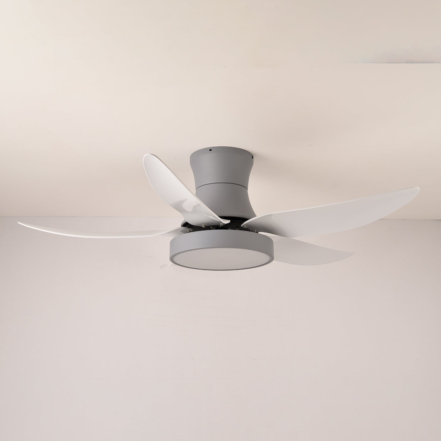 Plafondventilator met Verlichting 132cm Modern Zwart Metaal Kunststof LED 24W Verstelbaar 6 Snelheden | Sansoti