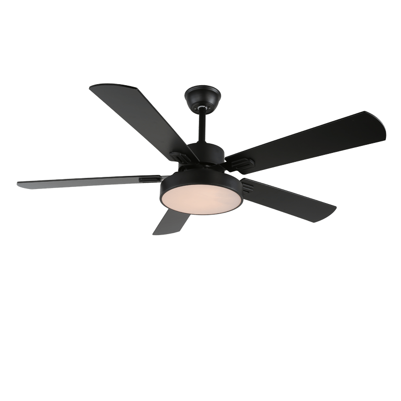 Moderne Plafondventilator met Houten Bladen & Geïntegreerde LED-Verlichting – Ø107 cm, Afstandsbediening, 6 Snelheden, Verstelbaar Vermogen | Sansoti