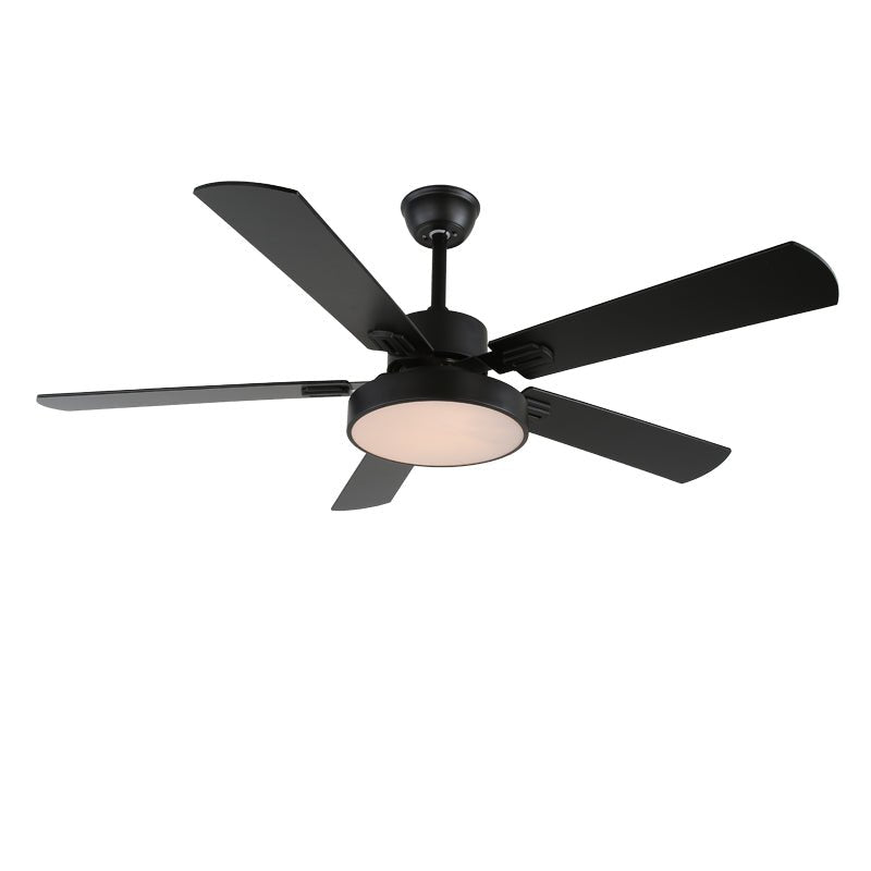 Moderne Plafondventilator met Houten Bladen & Geïntegreerde LED-Verlichting – Ø107 cm, Afstandsbediening, 6 Snelheden, Verstelbaar Vermogen | Sansoti