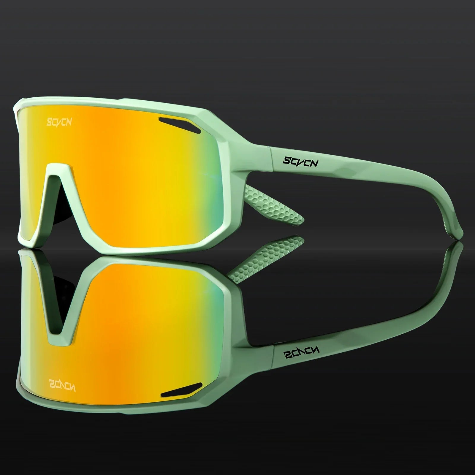 Sportbril UV400 Bescherming met Licht TR90 Frame voor Fietsen Hardlopen Outdoor | Sansoti