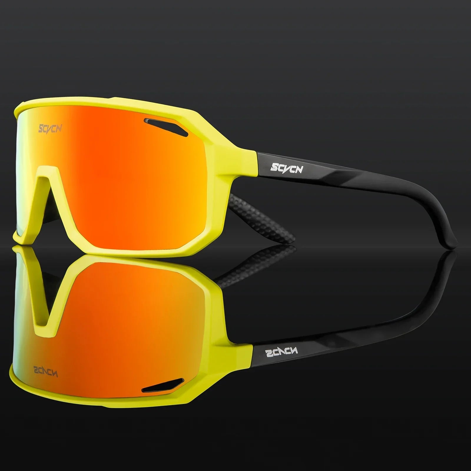 Sportbril UV400 Bescherming met Licht TR90 Frame voor Fietsen Hardlopen Outdoor | Sansoti