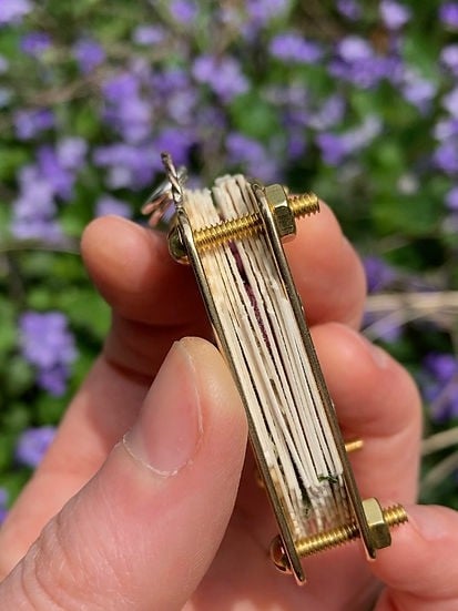 Mini Bloemenpers Compacte Botanische Droogpers Draagbare Herbarium Pers Natuurlijke Bladeren Bewaren | Sansoti