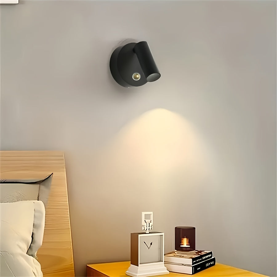 Draadloze LED Accentlamp Dimbaar met Aanraakbediening Zwart voor Kunst en Decoratie | Sansoti