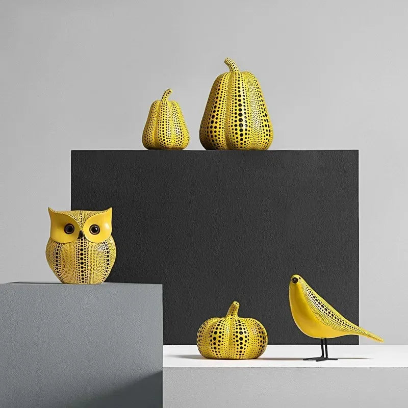 Decoratief Ornament Japanse Kunststijl Kleurrijk Sculptuur Woonkamer Cadeau Modern | Sansoti