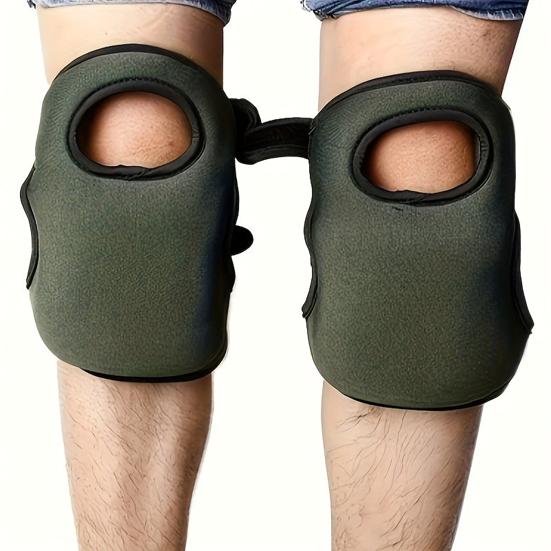 Ergonomische Knieschoner-Set für Gartenarbeit Heimwerken und Bodenarbeiten mit verstellbaren Riemen Bequemes Knien | Sansoti