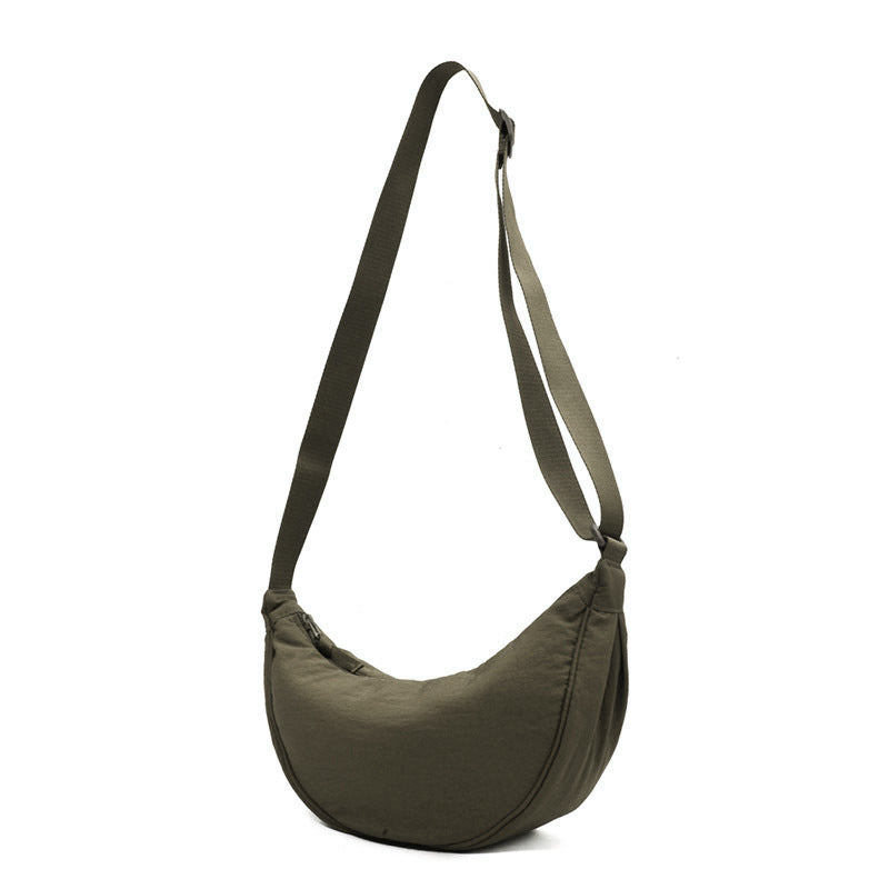 Halve Maan Schoudertas Kunstleer Elegante Damestas Crossbody Handtas Mode Accessoire Casual Dagelijks Gebruik | Sansoti