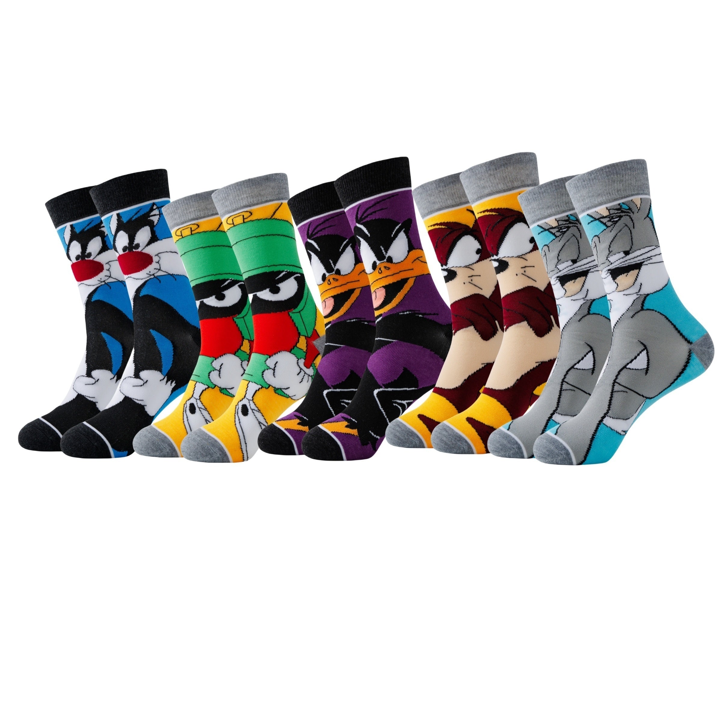 Cartoon Socken Set 20 Paar Polyester Spandex Multicolor Freizeit Streetwear Unisex Atmungsaktiv Elastisch | Restfield