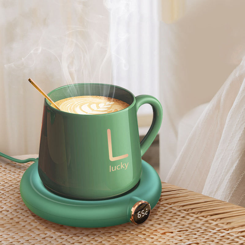 USB Beker Verwarmingsplaat Rond Vierkant Roze Groen Wit Thee Koffie Warmer Bureau Thuis Kantoor Dranken | Sansoti