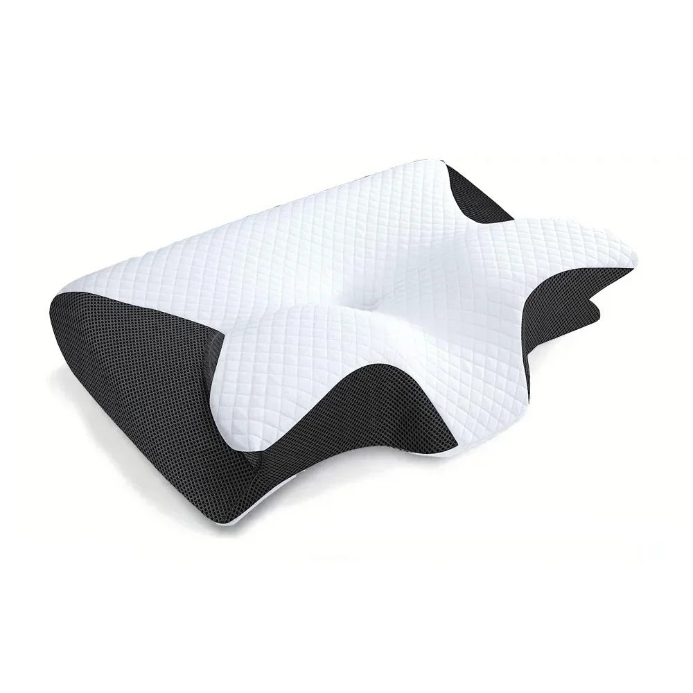 Ergonomisch Neksteunkussen Memory Foam – Contour Hoofdkussen Nek- & Schouderondersteuning Alle Slaapposities | Sansoti