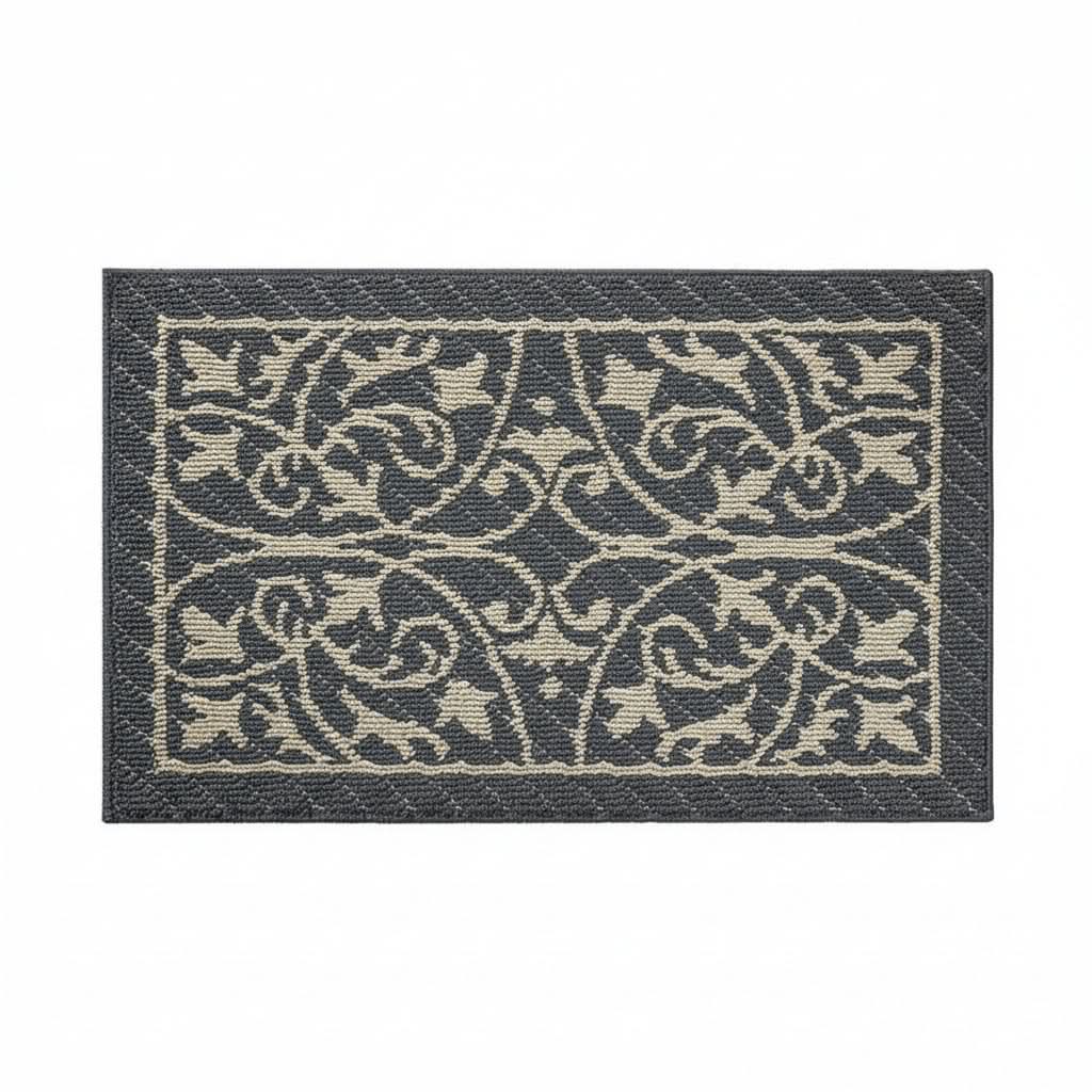 Paillasson antidérapant d’intérieur facile d’accès, 60x90cm, retenant la saleté, tapis d’entrée avec dessous en caoutchouc antidérapant | Sansoti