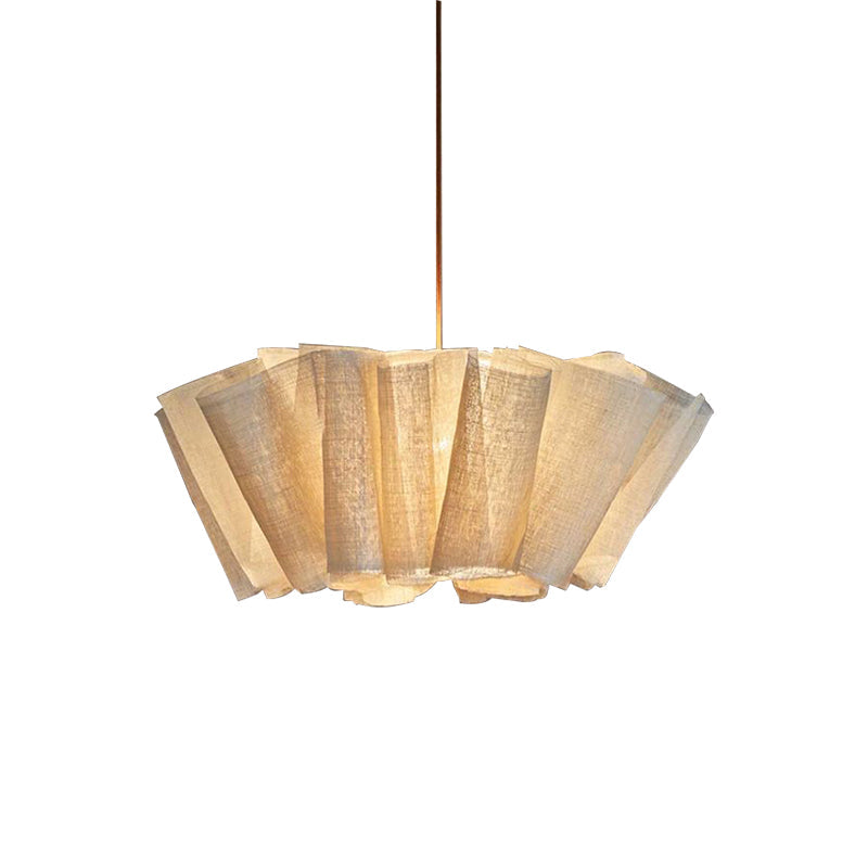 Geplisseerde Stoffen Hanglamp – Minimalistische Scandinavische Verlichting voor Eetkamer & Woonkamer | Sansoti