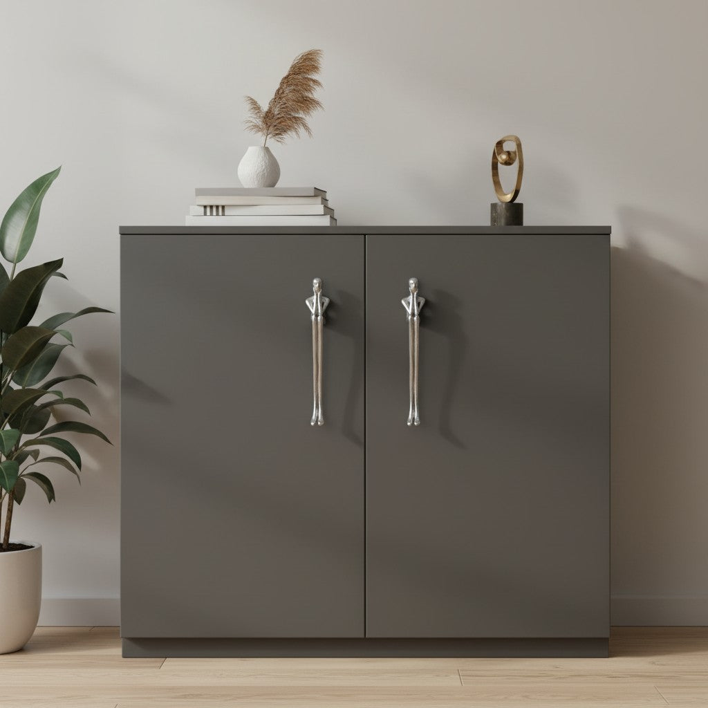 Minimalistische Kastgreep - Messing Zilver Roze - Scandinavisch Design Meubels | Sansoti